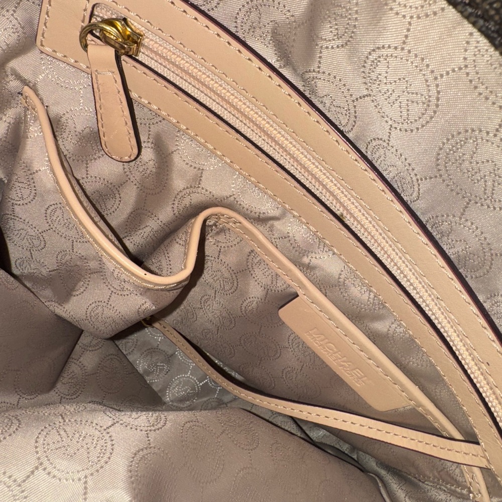 Michael Kors Dark Brown Signature Tote - Picture 5 of 9